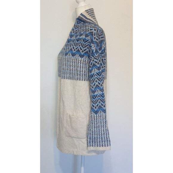 Joie Women Size S Radegonde Alpaca Wool Fair Isle Cardigan Cozy Fall Winter - Picture 4 of 9